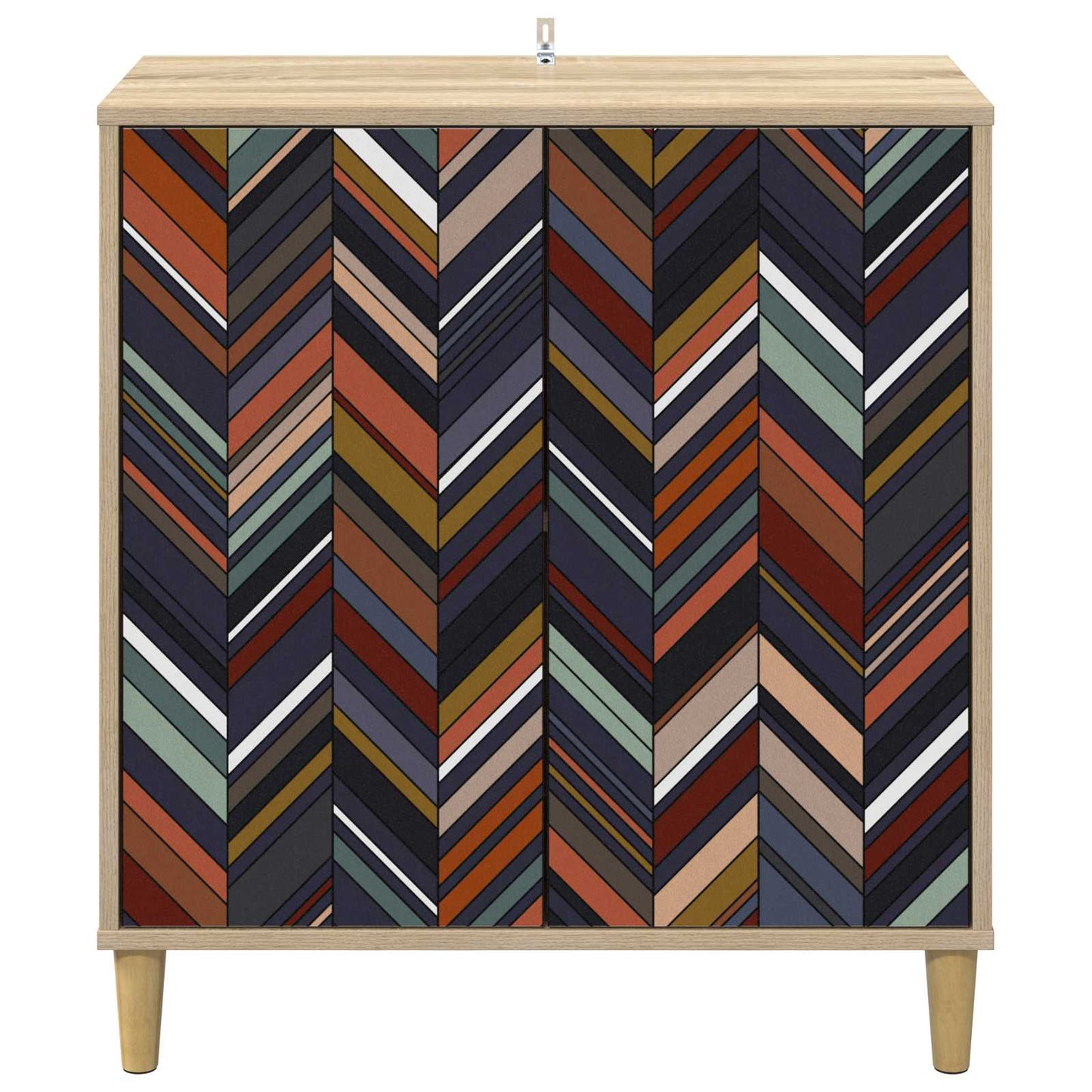 vidaXL Sideboard OMMEN Sonoma 69 x 33 x 75 cm Engineered Wood