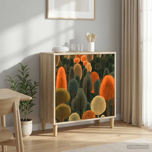 vidaXL Sideboard ZAANDAM Sonoma 69 x 33 x 75 cm Engineered Wood