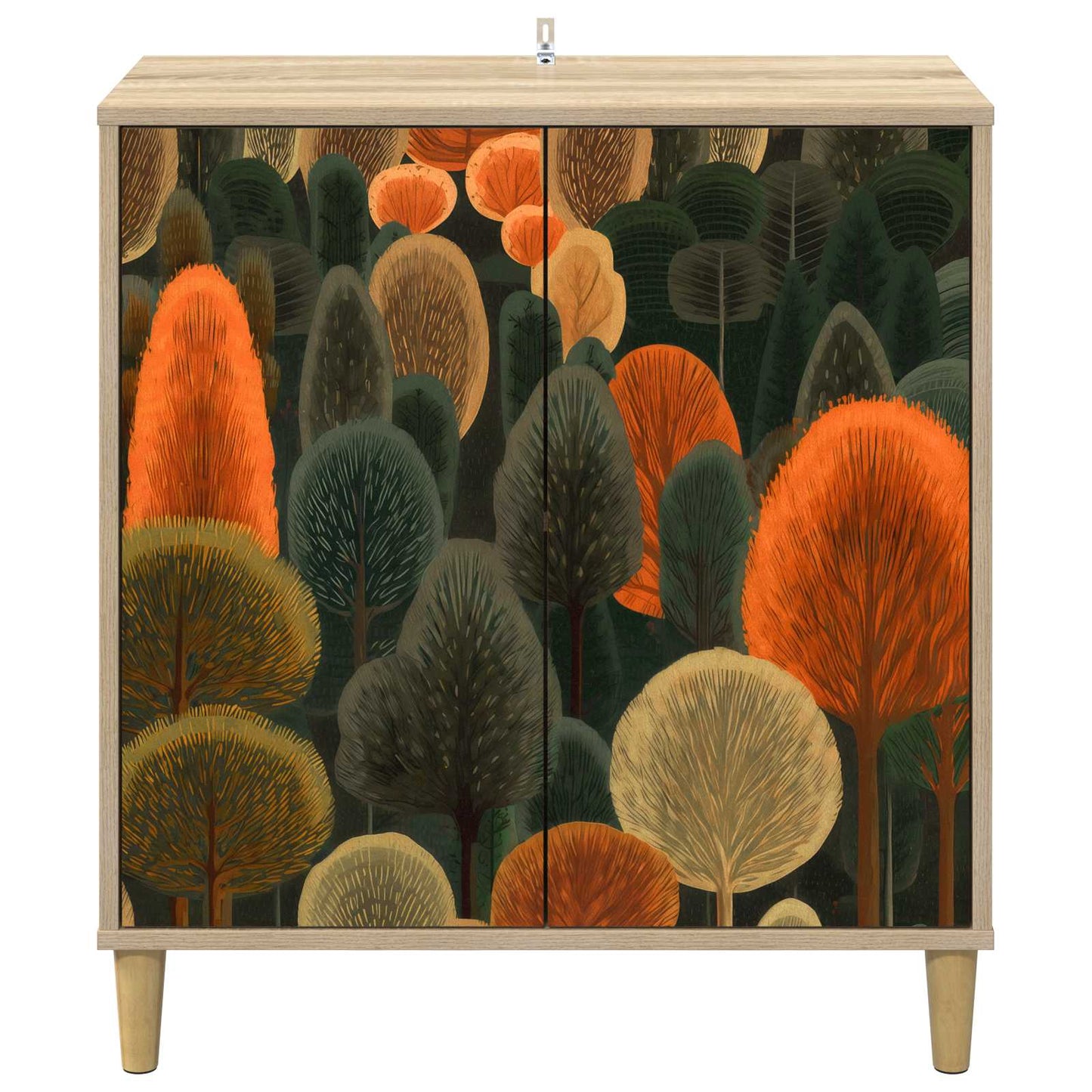 vidaXL Sideboard ZAANDAM Sonoma 69 x 33 x 75 cm Engineered Wood