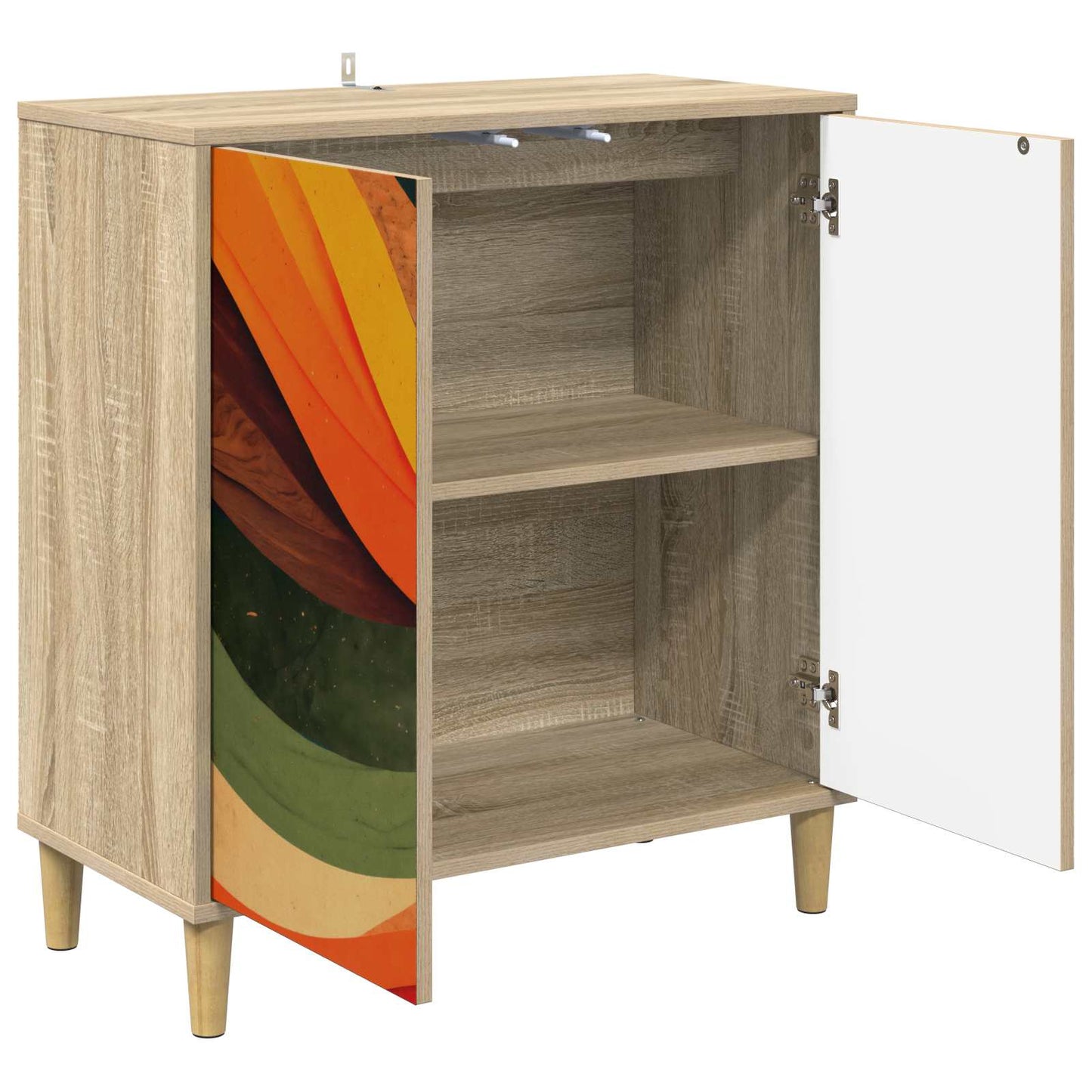 vidaXL Sideboard BONN Sonoma 69 x 33 x 75 cm Engineered Wood
