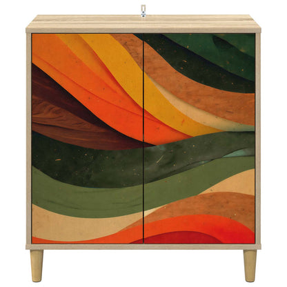 vidaXL Sideboard BONN Sonoma 69 x 33 x 75 cm Engineered Wood