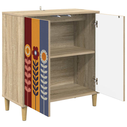 vidaXL Sideboard ESSEN Sonoma 69 x 33 x 75 cm Engineered Wood