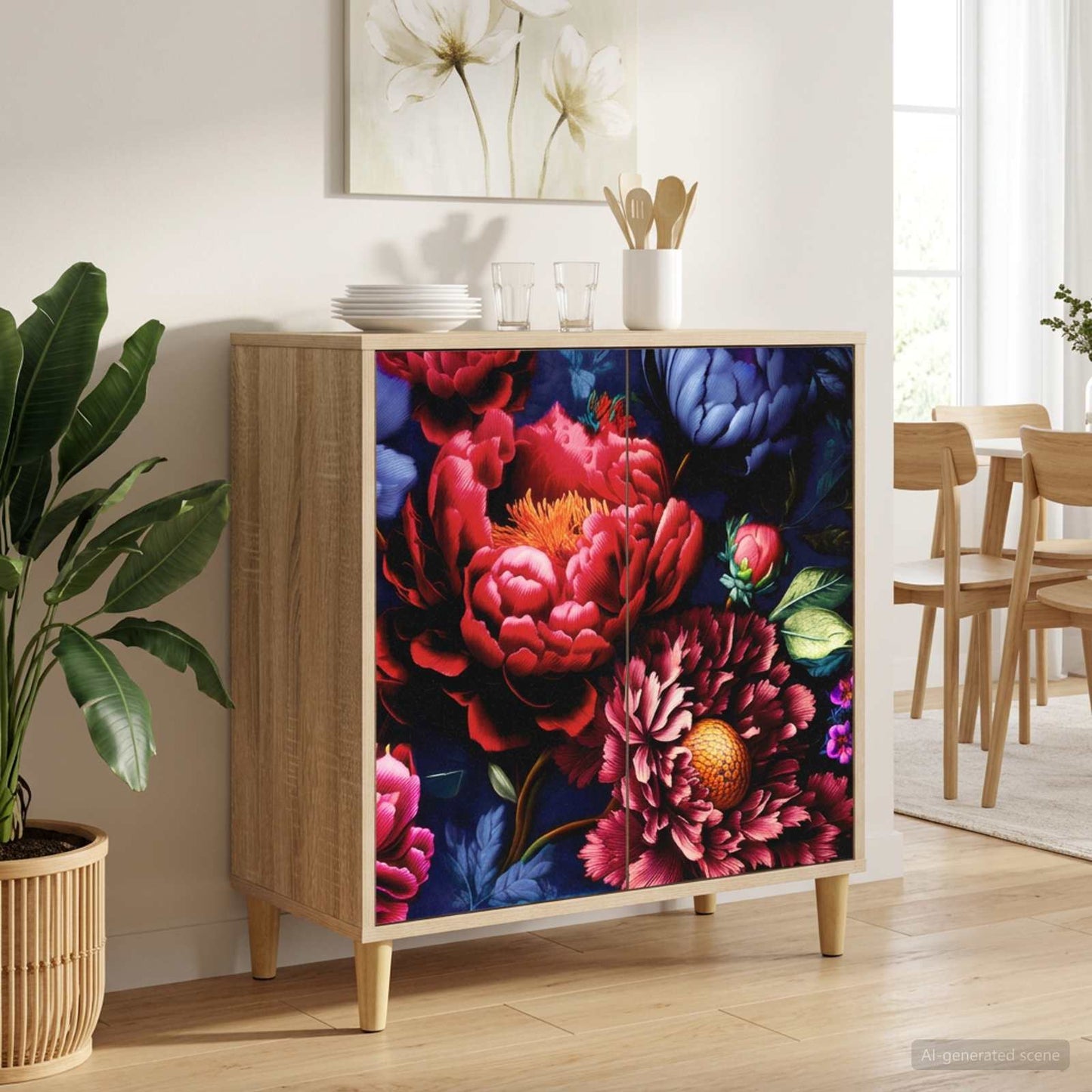 vidaXL Sideboard KIEL Sonoma 69 x 33 x 75 cm Engineered Wood