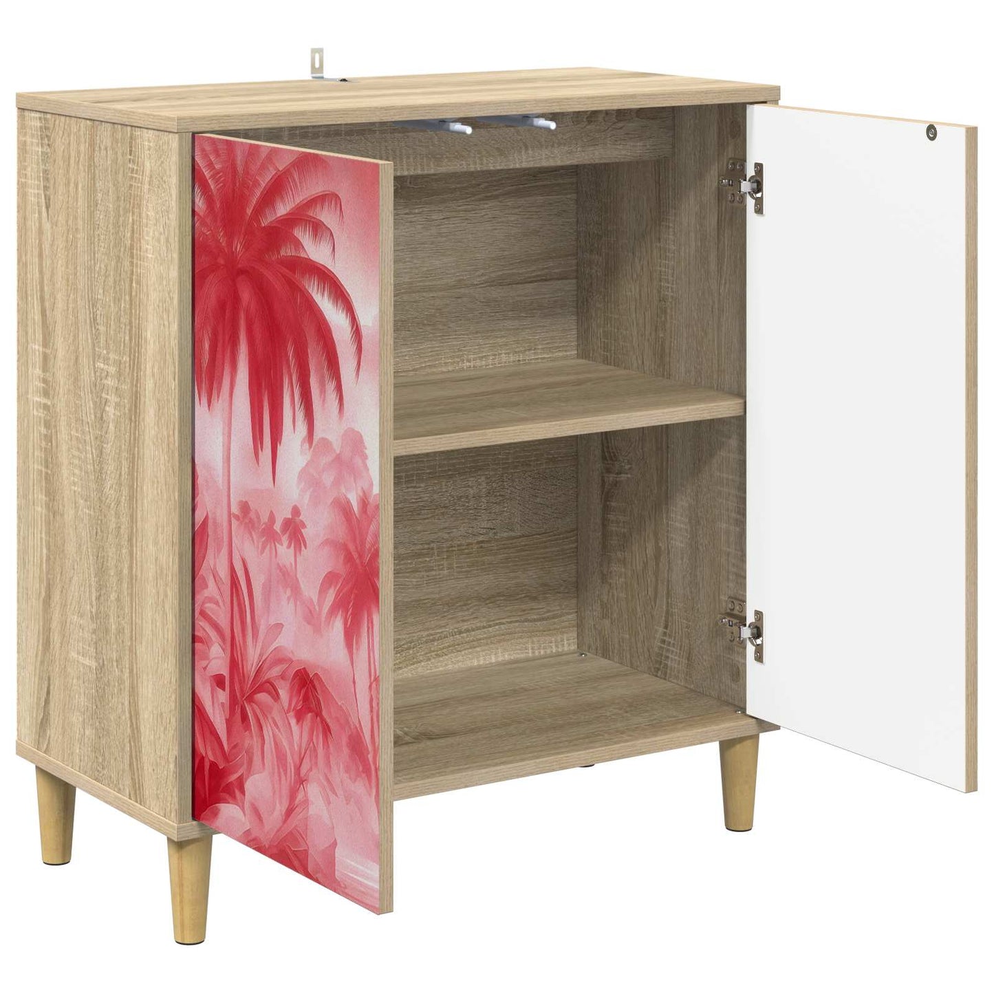 vidaXL Sideboard AACHEN Sonoma 69 x 33 x 75 cm Engineered Wood