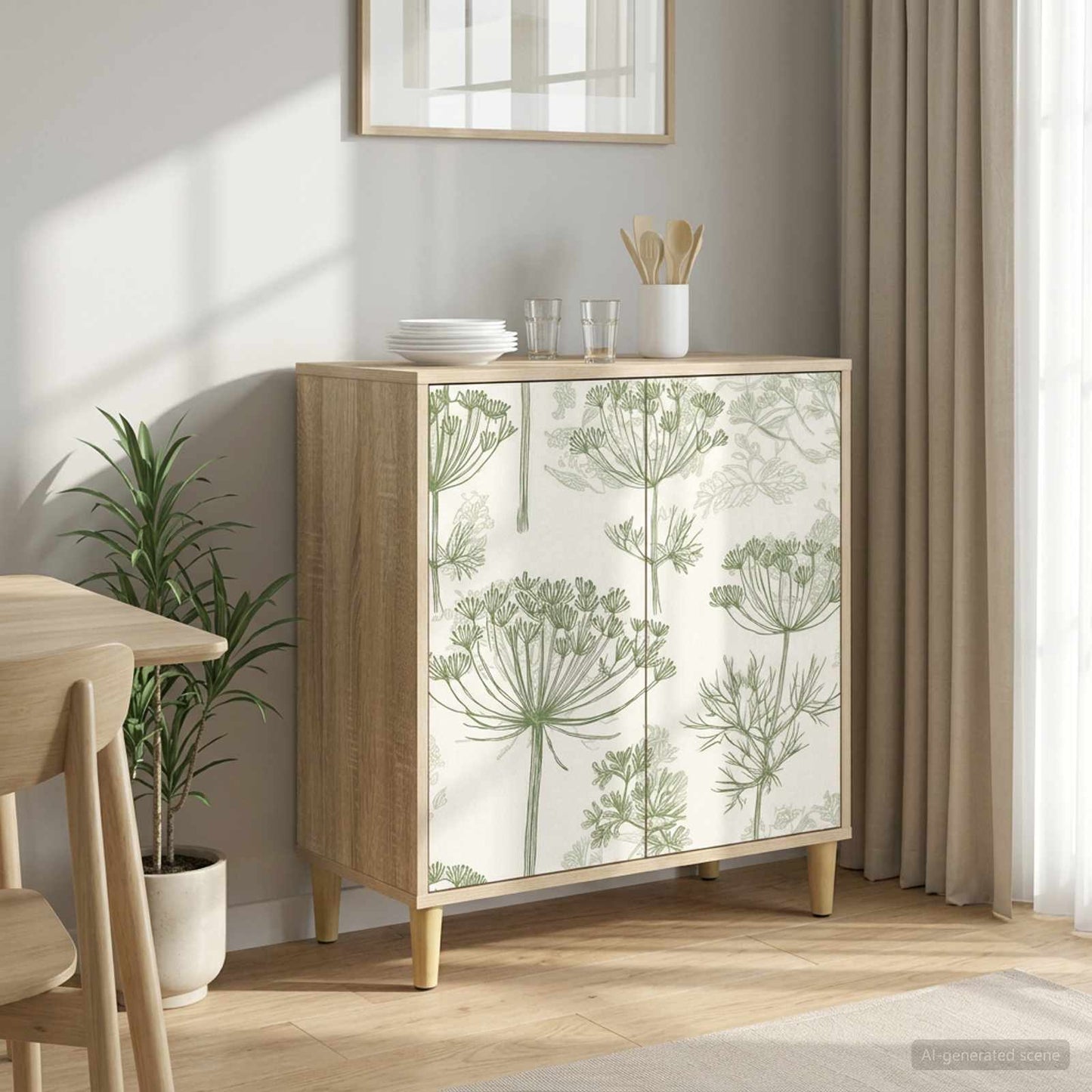 vidaXL Sideboard GOTHA Sonoma 69 x 33 x 75 cm Engineered Wood