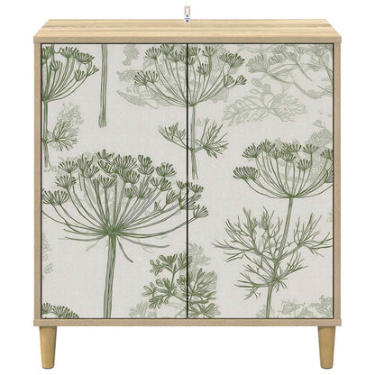 vidaXL Sideboard GOTHA Sonoma 69 x 33 x 75 cm Engineered Wood