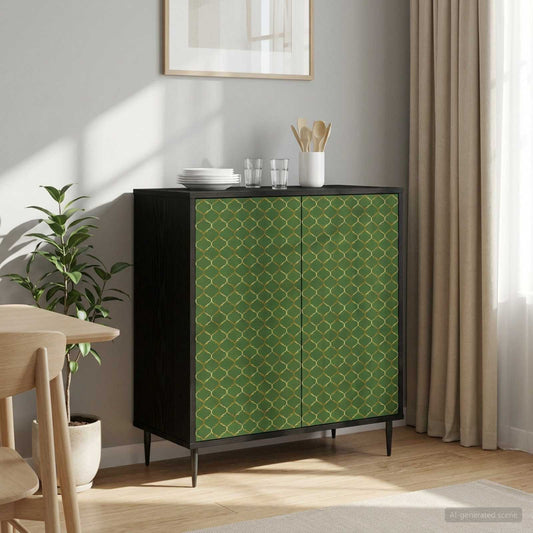 vidaXL Sideboard GELEEN Black Oak 69 x 33 x 76 cm Engineered Wood