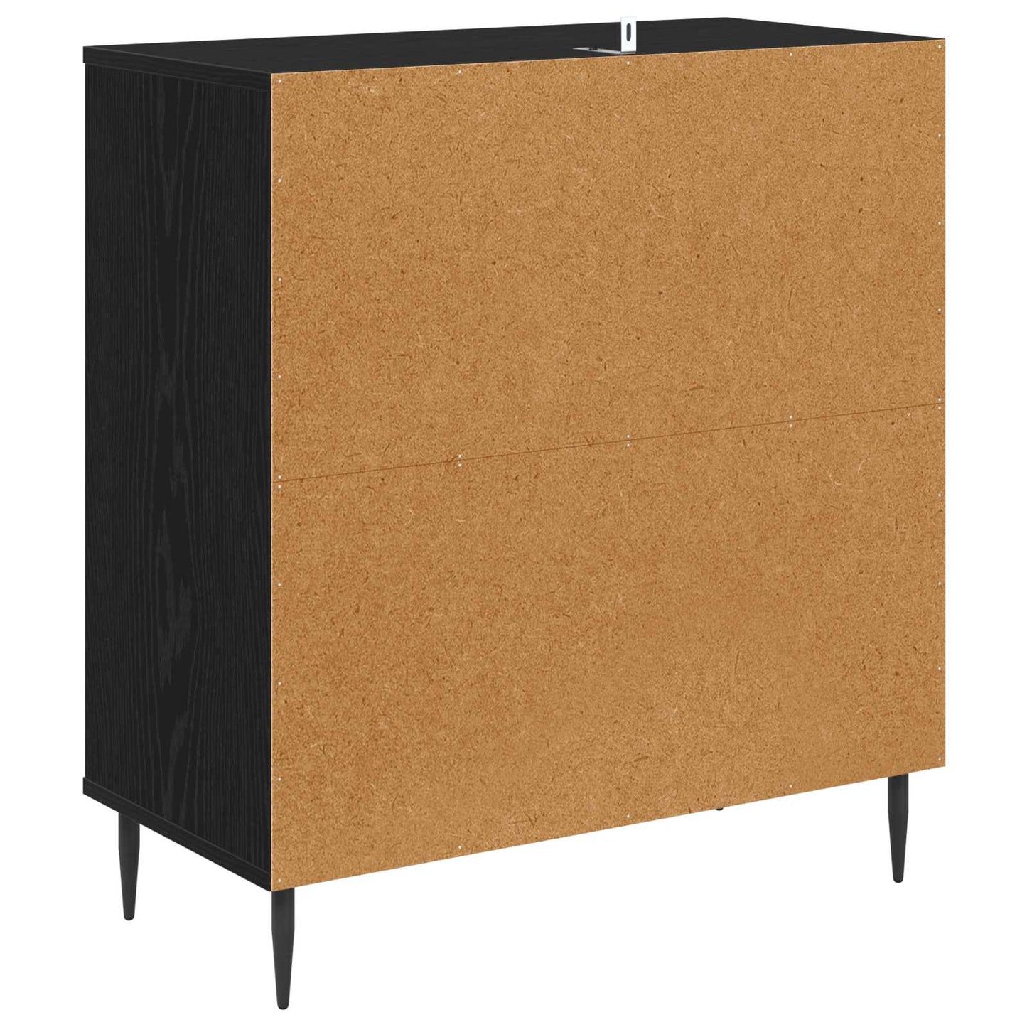 vidaXL Sideboard GELEEN Black Oak 69 x 33 x 76 cm Engineered Wood