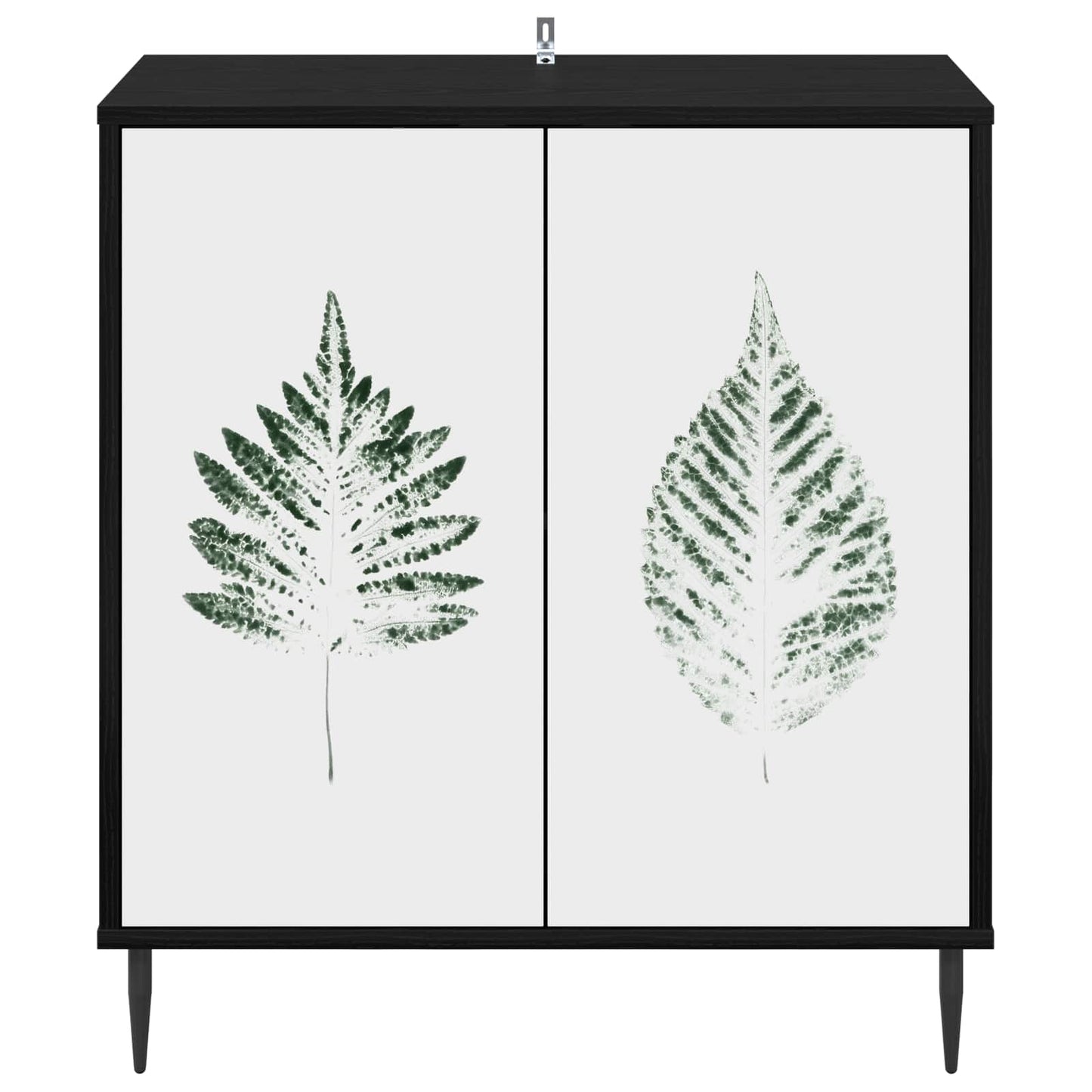 vidaXL Sideboard HANAU Black Oak 69 x 33 x 76 cm Engineered Wood