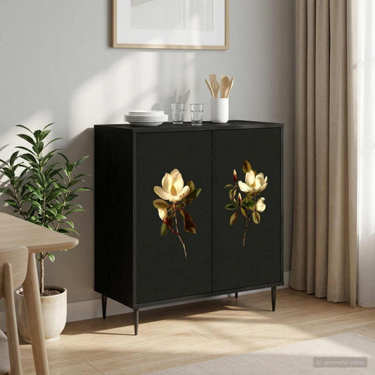 vidaXL Sideboard BREMEN Black Oak 69 x 33 x 76 cm Engineered Wood