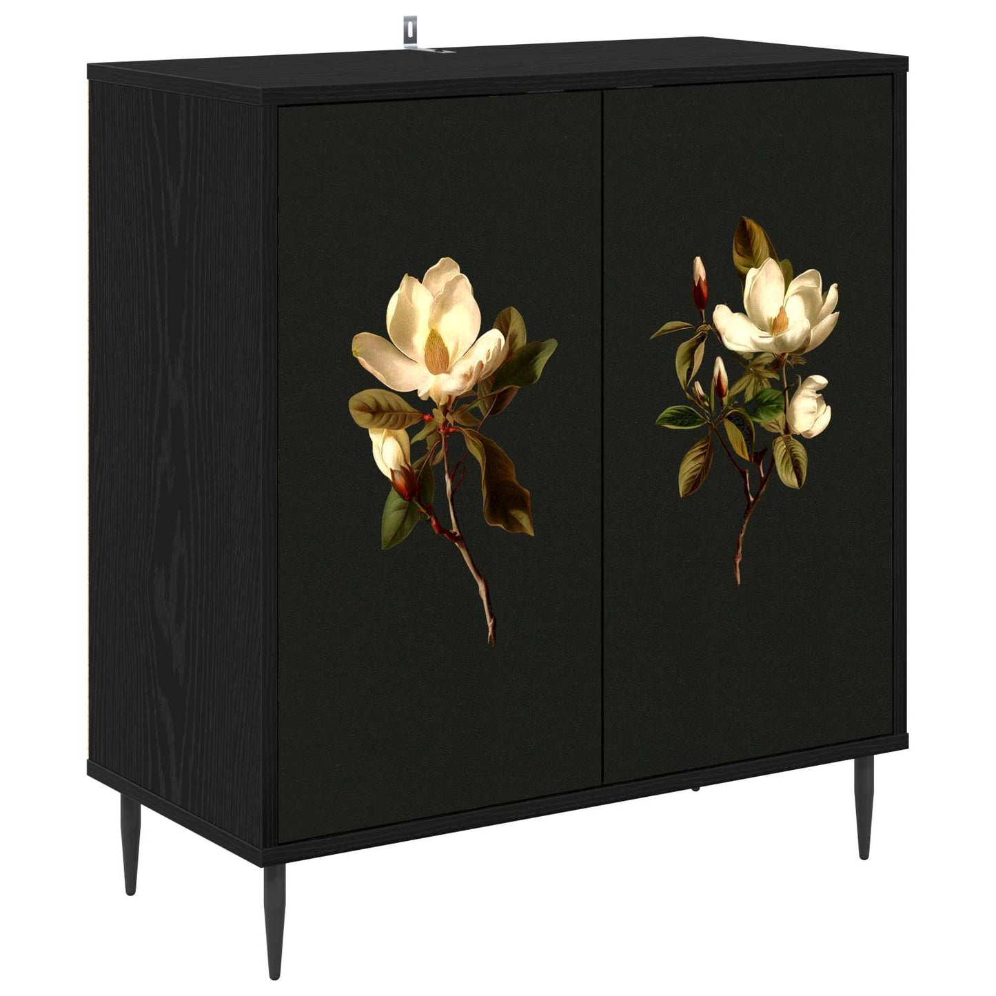 vidaXL Sideboard BREMEN Black Oak 69 x 33 x 76 cm Engineered Wood