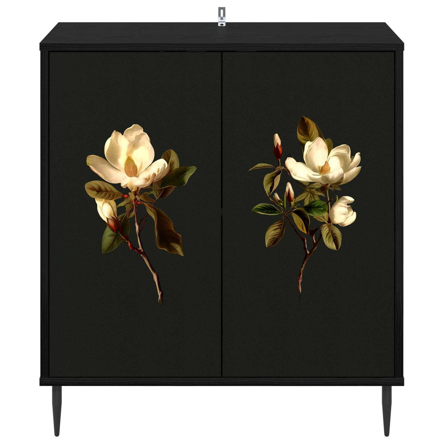 vidaXL Sideboard BREMEN Black Oak 69 x 33 x 76 cm Engineered Wood