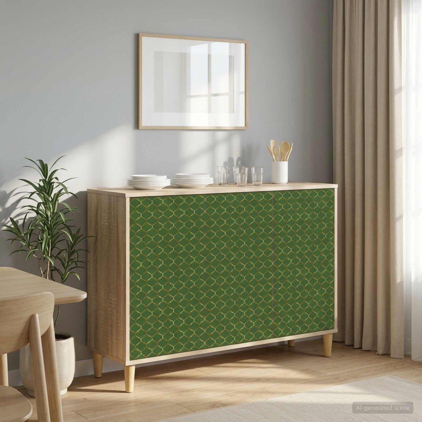 vidaXL Sideboard GELEEN Sonoma 102 x 33 x 75 cm Engineered Wood