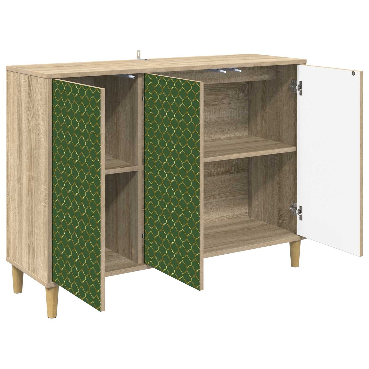 vidaXL Sideboard GELEEN Sonoma 102 x 33 x 75 cm Engineered Wood