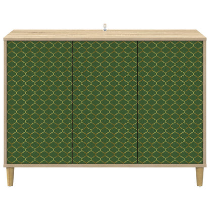 vidaXL Sideboard GELEEN Sonoma 102 x 33 x 75 cm Engineered Wood