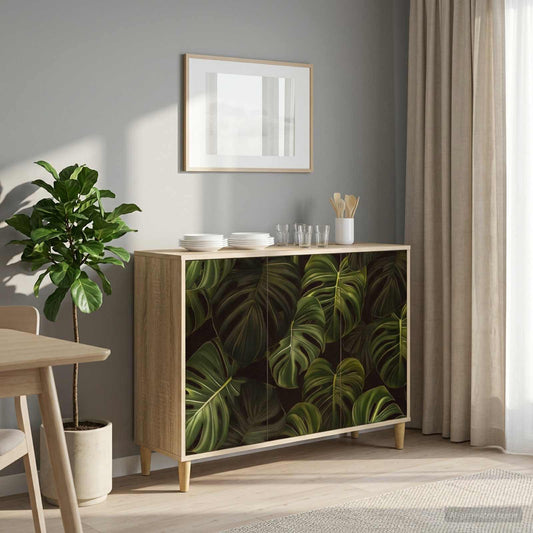 vidaXL Sideboard ELBURG Sonoma 102 x 33 x 75 cm Engineered Wood