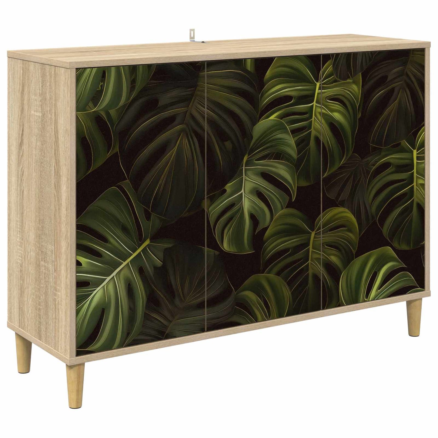 vidaXL Sideboard ELBURG Sonoma 102 x 33 x 75 cm Engineered Wood