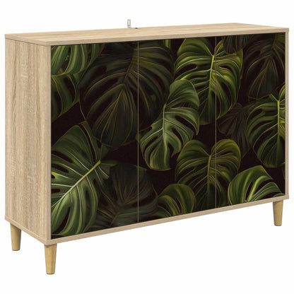 vidaXL Sideboard ELBURG Sonoma 102 x 33 x 75 cm Engineered Wood