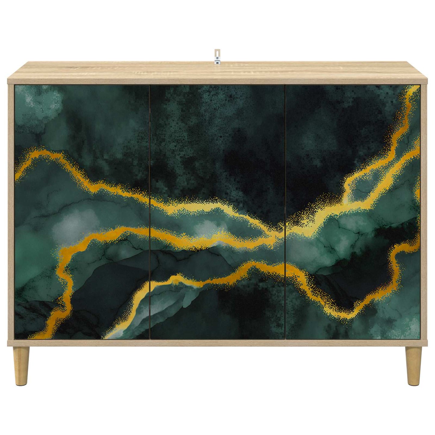 vidaXL Sideboard WIJHE Sonoma 102 x 33 x 75 cm Engineered Wood