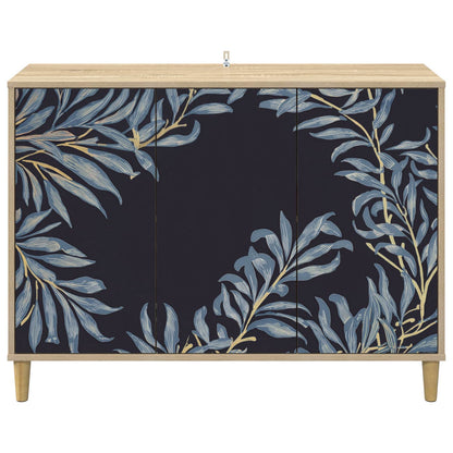 vidaXL Sideboard DOKKUM Sonoma 102 x 33 x 75 cm Engineered Wood