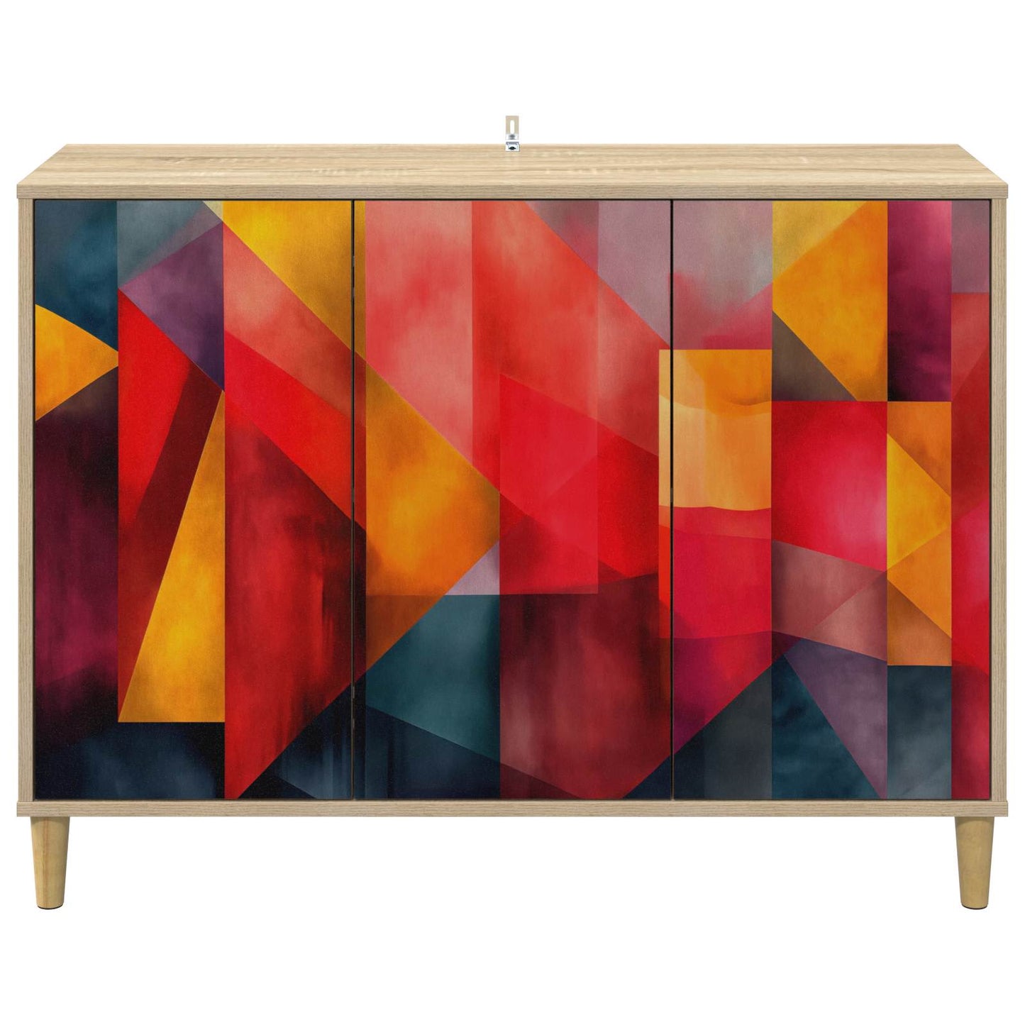 vidaXL Sideboard HEESCH Sonoma 102 x 33 x 75 cm Engineered Wood