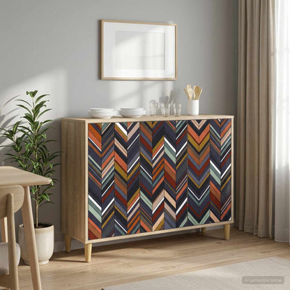 vidaXL Sideboard OMMEN Sonoma 102 x 33 x 75 cm Engineered Wood
