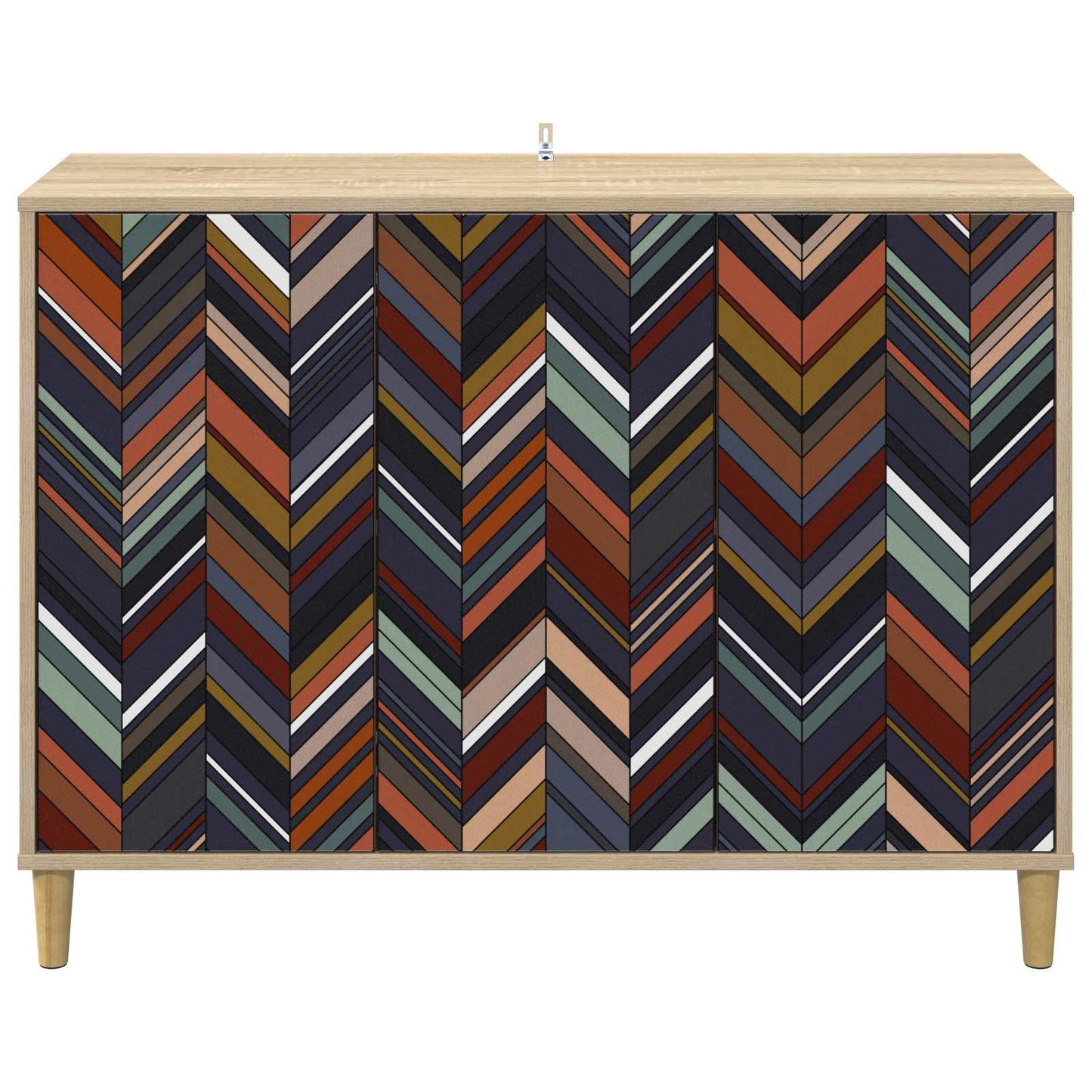 vidaXL Sideboard OMMEN Sonoma 102 x 33 x 75 cm Engineered Wood