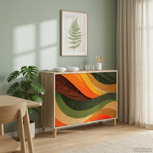 vidaXL Sideboard BONN Sonoma 102 x 33 x 75 cm Engineered Wood