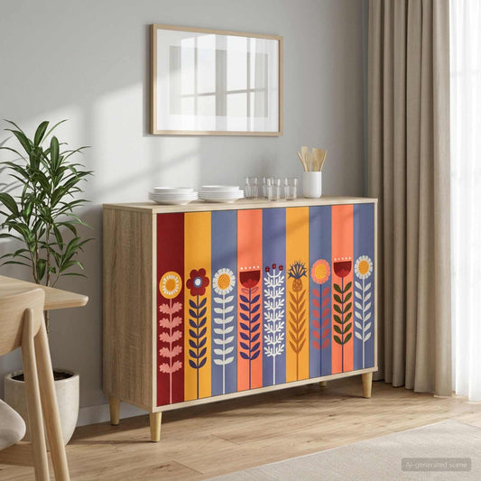 vidaXL Sideboard ESSEN Sonoma 102 x 33 x 75 cm Engineered Wood