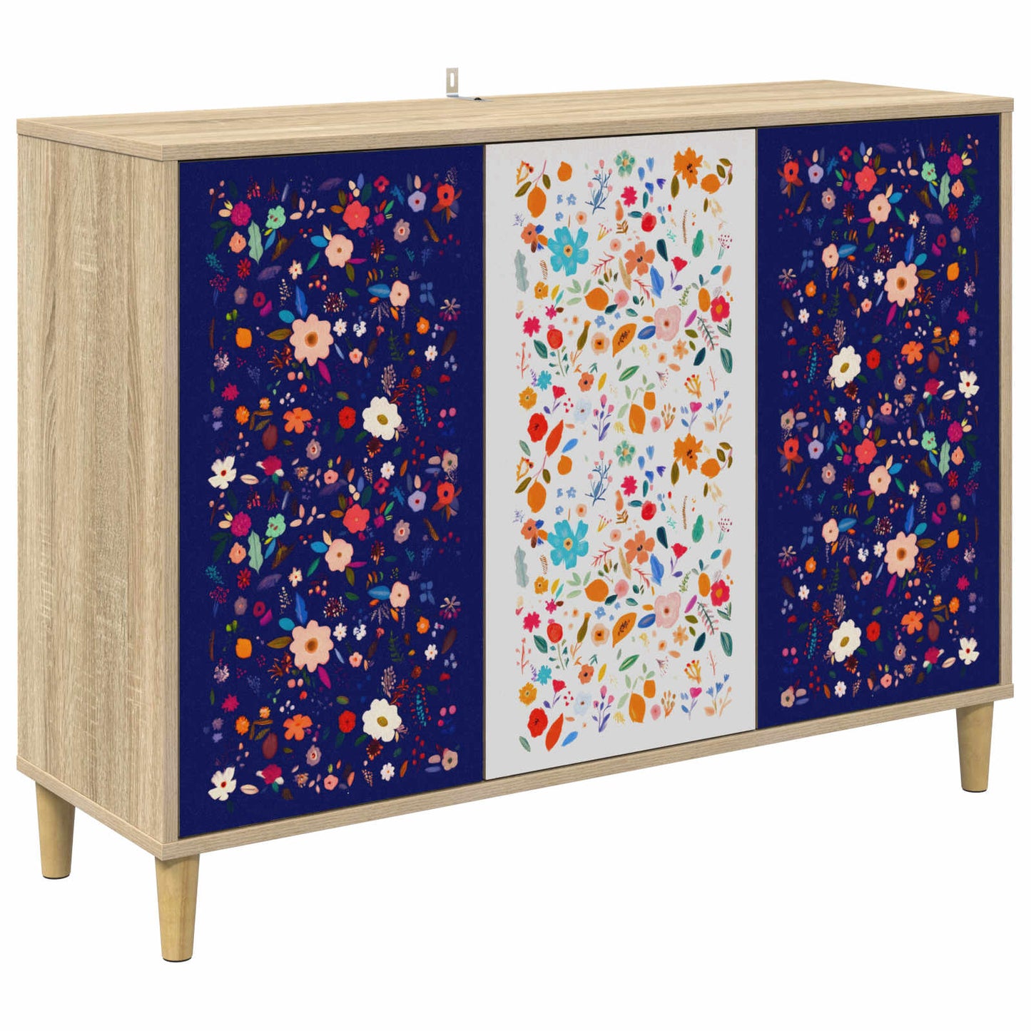 vidaXL Sideboard MAINZ Sonoma 102 x 33 x 75 cm Engineered Wood