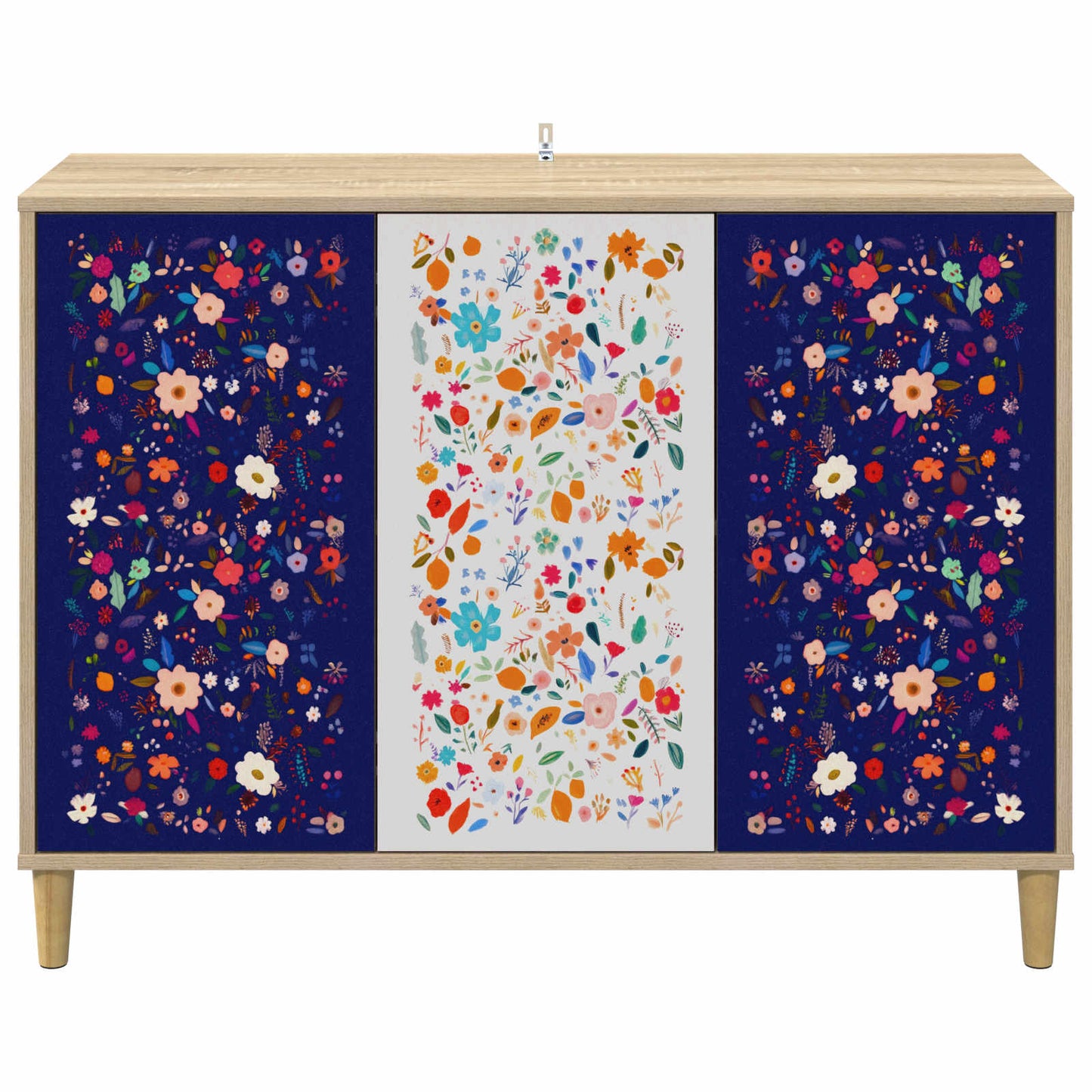 vidaXL Sideboard MAINZ Sonoma 102 x 33 x 75 cm Engineered Wood