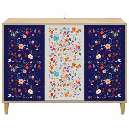 vidaXL Sideboard MAINZ Sonoma 102 x 33 x 75 cm Engineered Wood