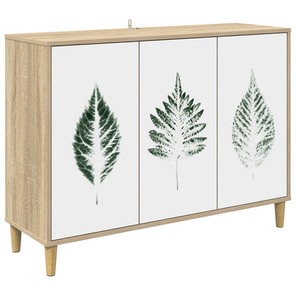 vidaXL Sideboard HANAU Sonoma 102 x 33 x 75 cm Engineered Wood