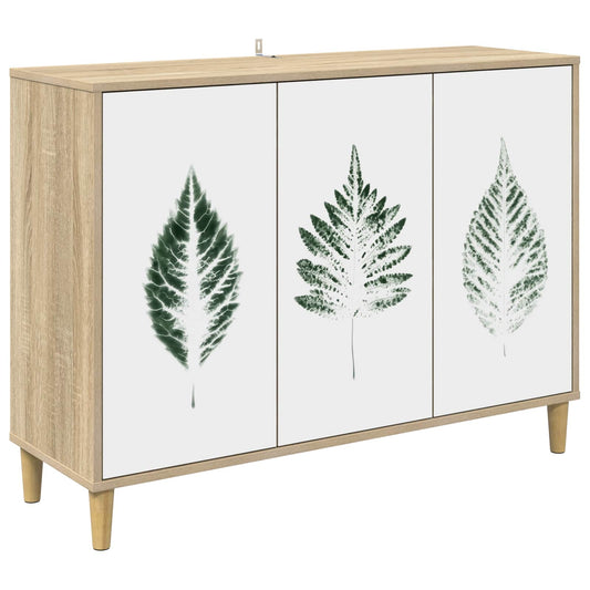 vidaXL Sideboard HANAU Sonoma 102 x 33 x 75 cm Engineered Wood