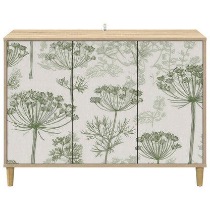 vidaXL Sideboard GOTHA Sonoma 102 x 33 x 75 cm Engineered Wood