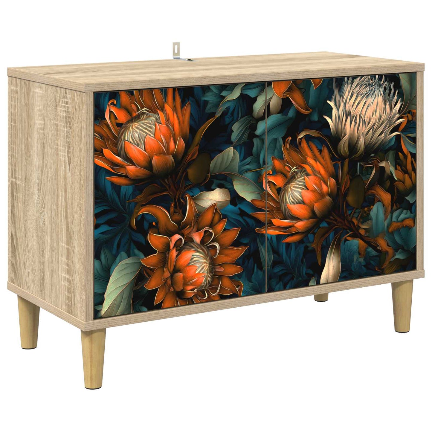 vidaXL TV Cabinet LOCHEM 69 x 33 x 50 cm Sonoma Engineered Wood
