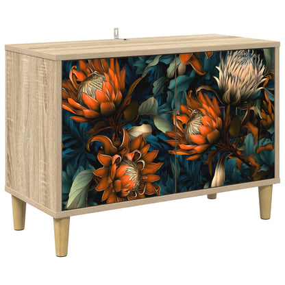 vidaXL TV Cabinet LOCHEM 69 x 33 x 50 cm Sonoma Engineered Wood