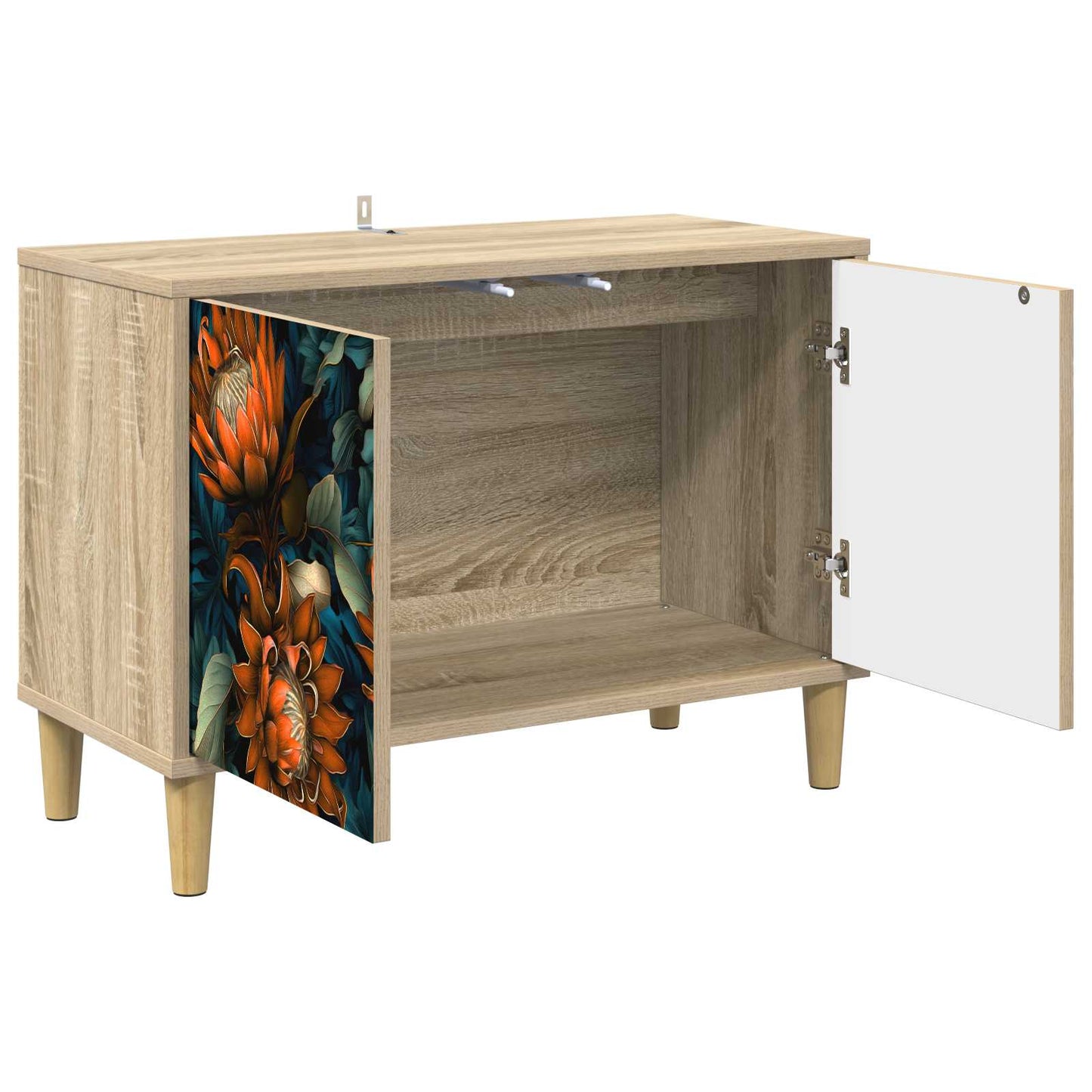 vidaXL TV Cabinet LOCHEM 69 x 33 x 50 cm Sonoma Engineered Wood