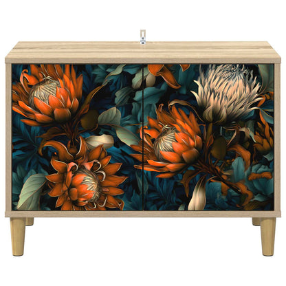 vidaXL TV Cabinet LOCHEM 69 x 33 x 50 cm Sonoma Engineered Wood