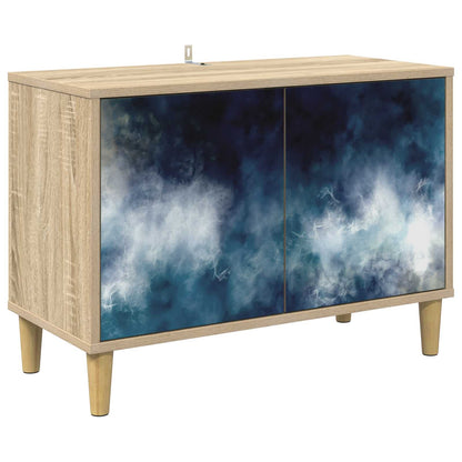 vidaXL TV Cabinet RAALTE 69 x 33 x 50 cm Sonoma Engineered Wood