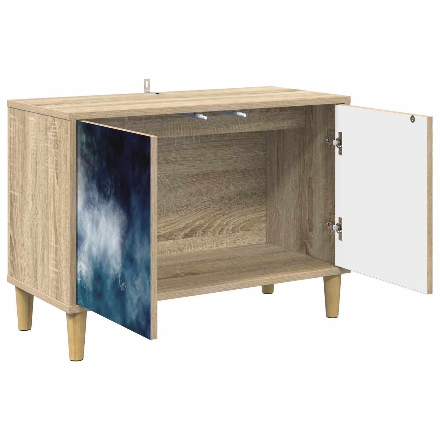 vidaXL TV Cabinet RAALTE 69 x 33 x 50 cm Sonoma Engineered Wood