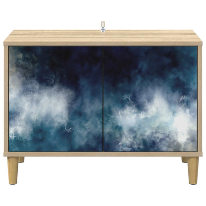 vidaXL TV Cabinet RAALTE 69 x 33 x 50 cm Sonoma Engineered Wood