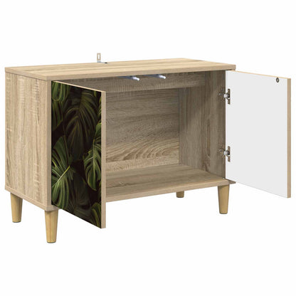 vidaXL TV Cabinet ELBURG 69 x 33 x 50 cm Sonoma Engineered Wood