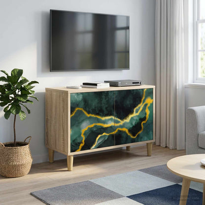 vidaXL TV Cabinet WIJHE 69 x 33 x 50 cm Sonoma Engineered Wood