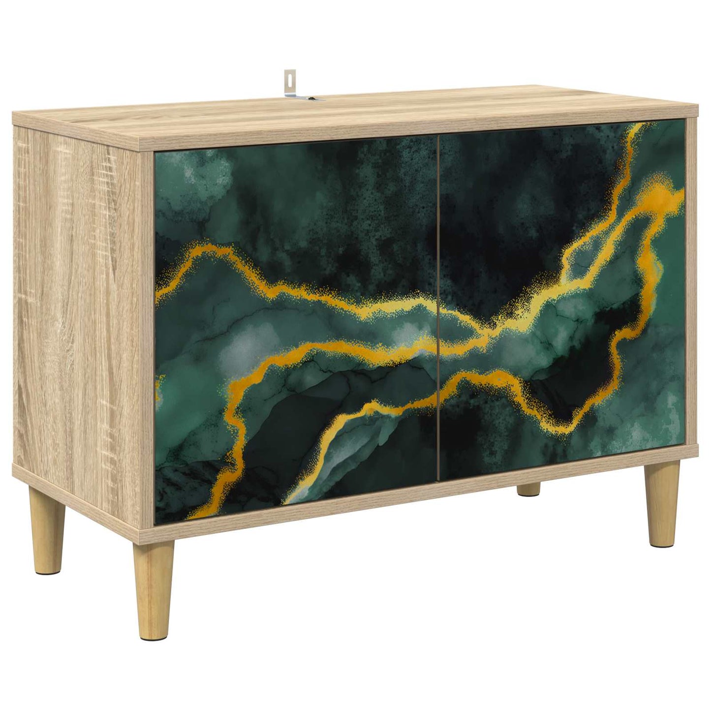 vidaXL TV Cabinet WIJHE 69 x 33 x 50 cm Sonoma Engineered Wood