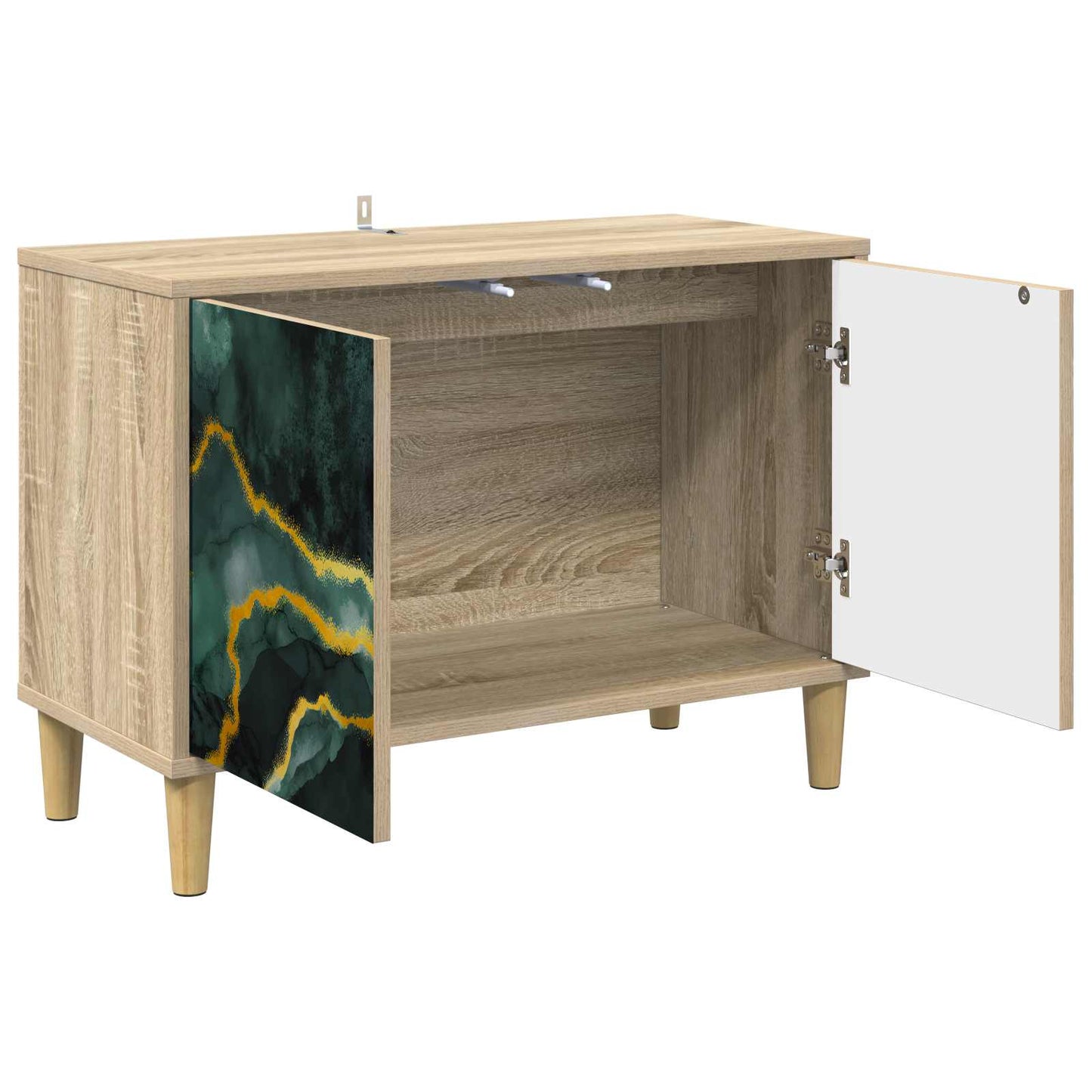 vidaXL TV Cabinet WIJHE 69 x 33 x 50 cm Sonoma Engineered Wood