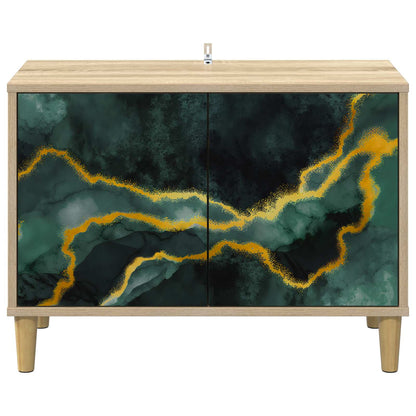 vidaXL TV Cabinet WIJHE 69 x 33 x 50 cm Sonoma Engineered Wood