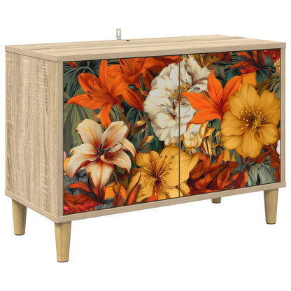 vidaXL TV Cabinet GENNEP 69 x 33 x 50 cm Sonoma Engineered Wood