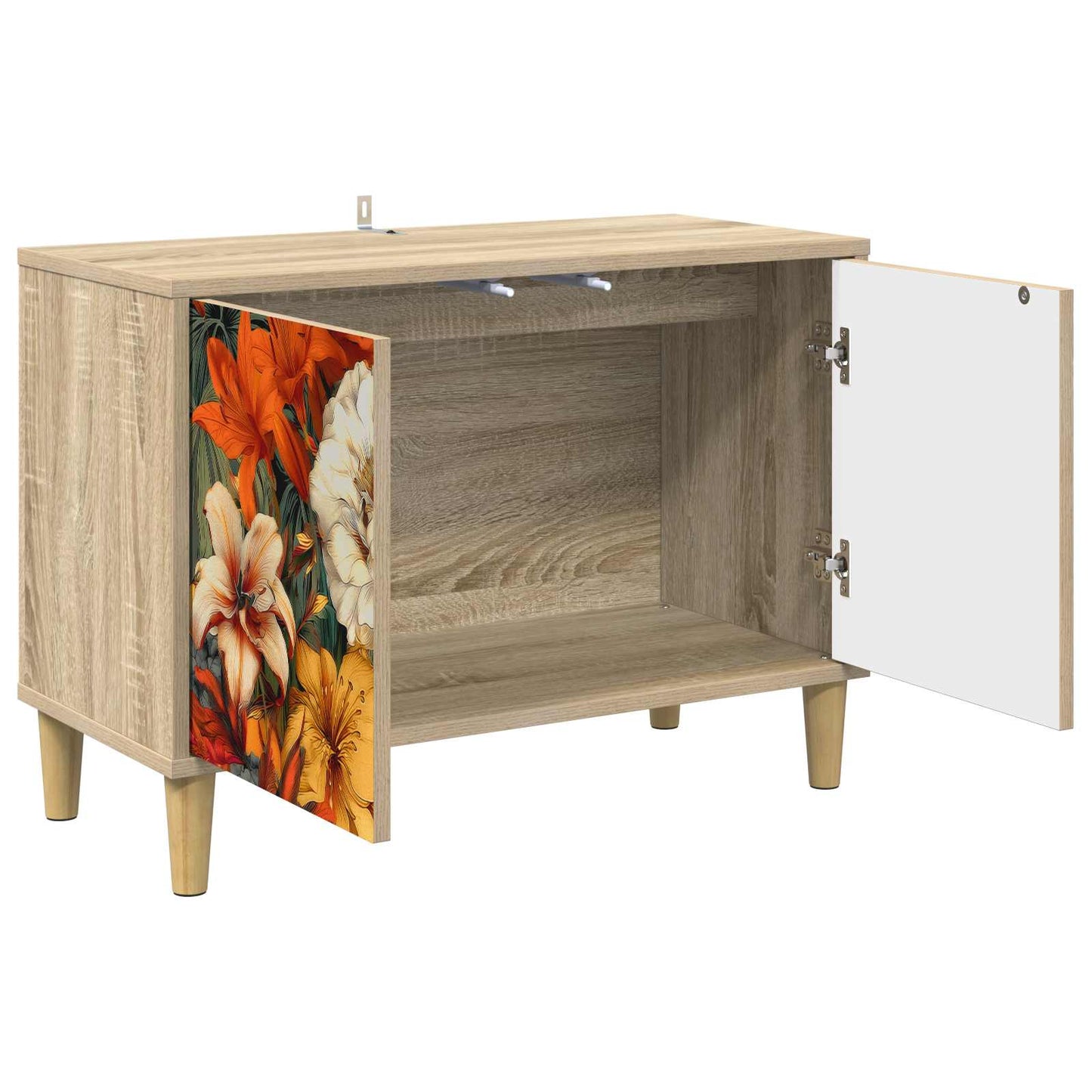 vidaXL TV Cabinet GENNEP 69 x 33 x 50 cm Sonoma Engineered Wood