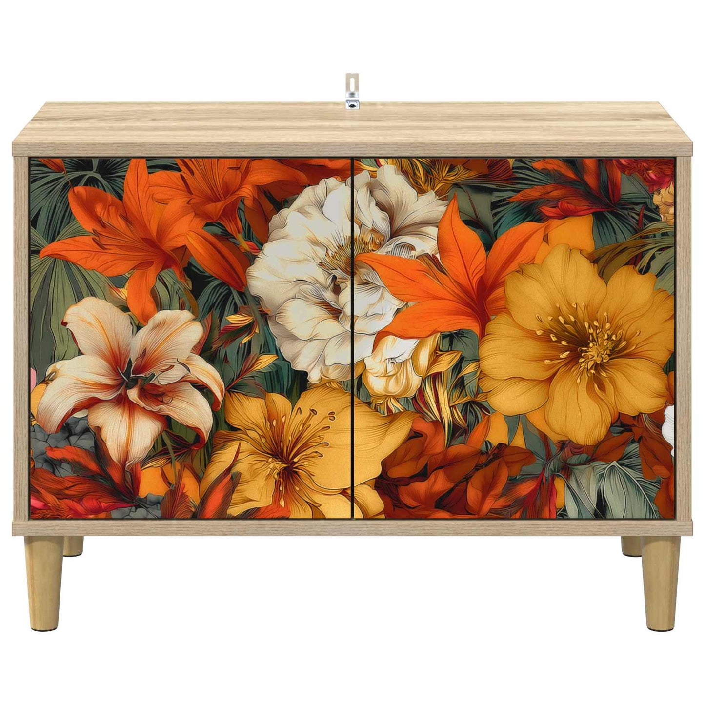 vidaXL TV Cabinet GENNEP 69 x 33 x 50 cm Sonoma Engineered Wood